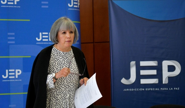La presidenta de la Justicia Especial de Paz (JEP), Patricia Linares.