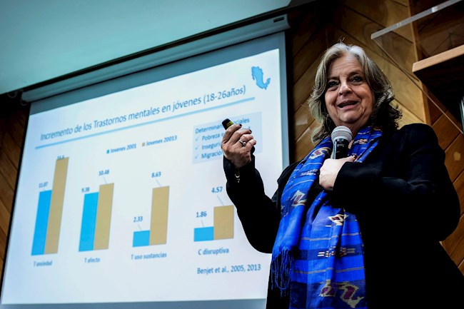 María Elena Medina Mora, jefa del Departamento de Psiquiatría y Salud Mental de la Universidad Nacional Autónoma de México (UNAM).