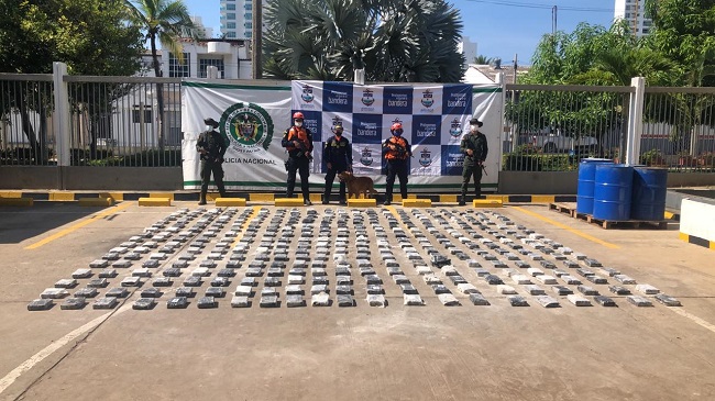 El operativo fue realizado por la Armada de Colombia y la Policía Nacional.