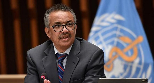 Tedros Adhanom Ghebreyesus. 