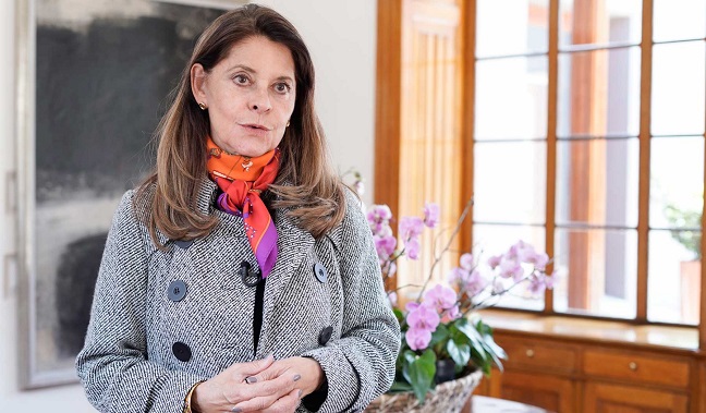 Marta Lucía Ramírez, vicepresidenta de Colombia.