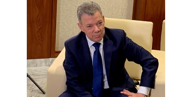 En la imagen el expresidente Juan Manuel Santos. EFE