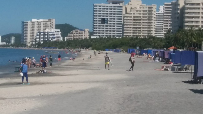 Playa Bello Horizonte, Santa Marta. Fotos: Ly Erick Amasifuen