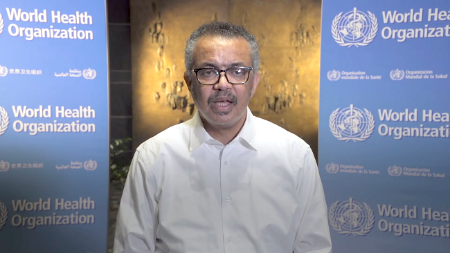 En su mensaje, el director de la OMS, Tedros Adhanom Ghebreyesus, destacó la importancia de la preparación para emergencias, la salud primaria, la cobertura sanitaria universal y la adopción del enfoque de ‘Una sola salud’.