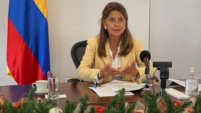 Marta Lucía Ramírez, vicepresidenta de Colombia.