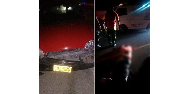 Accidente de tránsito en Santa Marta.
