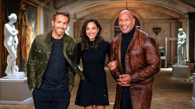 "Red Notice", la cinta en la que participa Dwayne 'La Roca' Johnson