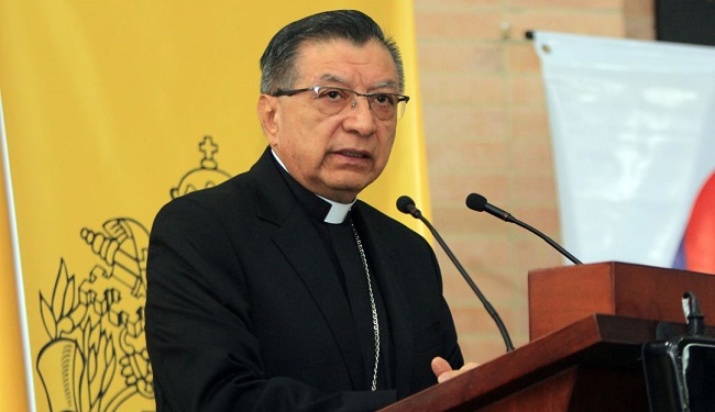 Monseñor Oscar Urbina Ortega, presidente de la Conferencia Episcopal de Colombia
