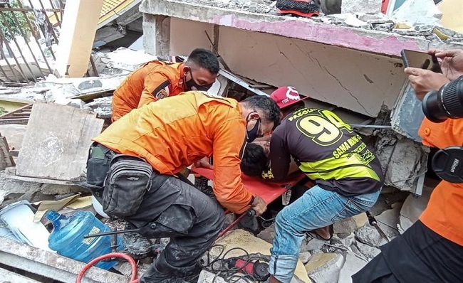 Imágenes de la tragedia.