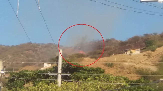 Incendio en San Fernando