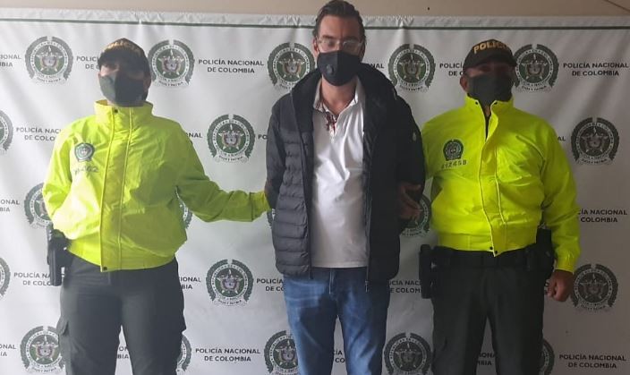 Fue capturado en el aeropuerto de Rionegro, Antioquia.