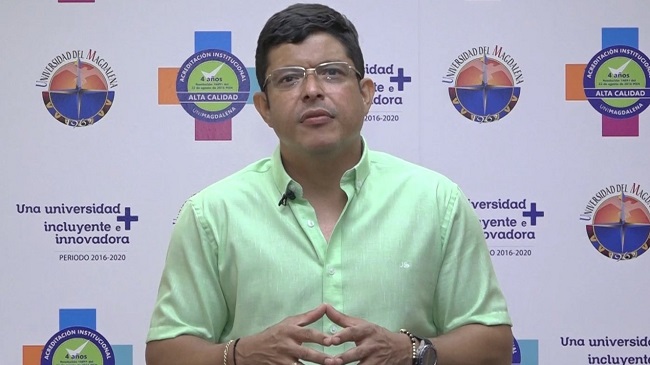 Pablo Vera Salazar, rector de la Universidad del Magdalena.