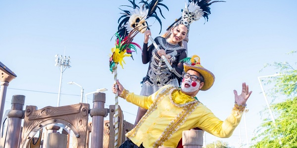 Los reyes del Carnaval virtual de Fundapescaíto 2021, Liney Casadiego Parra y Henry Manjarrés.