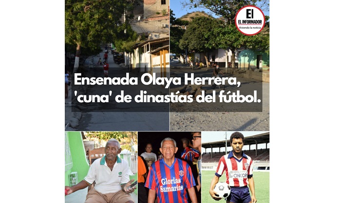 De izquierda a derecha: Carlos 'Puloy' Cantillo, Manuel Manjarrés, Didí Álex Valderrama, exfutbolistas profesionales.
