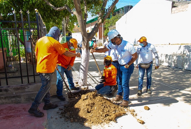 Con beneplácito, la Essmar E.S.P. confirmó que las obras que se llevan a cabo desde el área de Agua No Contabilizada, ANC, avanzan en un 70%.