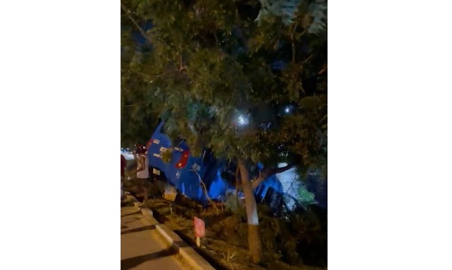 Accidente en el Parque del Agua.