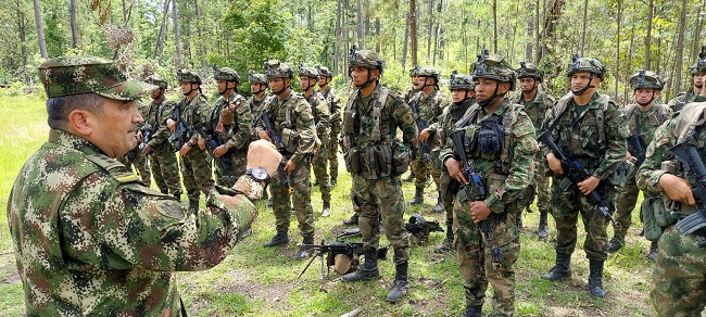 Los conocimientos del Ejército Colombiano fueron del reconocimiento de las Tropas de Los Estados Unidos.