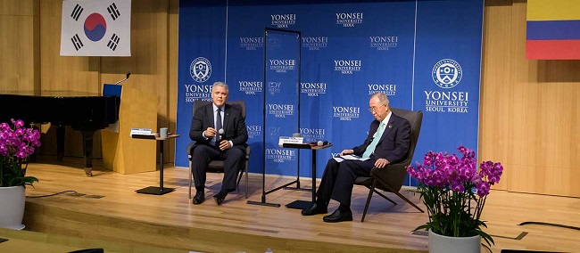 Presidente Duque manifestó su deseo de mostrar a Colombia como un ejemplo para los grandes emisores de CO2 en el mundo en la próxima Cumbre sobre el Cambio Climático en Glasgow.