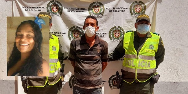 Idelfonso Segundo Carvajal Perdomo, capturado para responder por feminicidio.