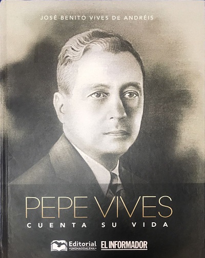Portada del libro 'Pepe Vives cuenta su vida' de la Editorial Unimagdalena y el periódico EL INFORMADOR.
