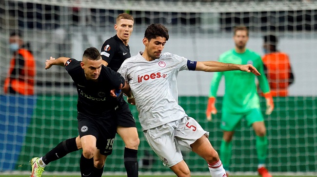 Rafael Santos Borré marcó su primer gol en la Uefa Europa League con la camiseta de Eintracht Fráncfort