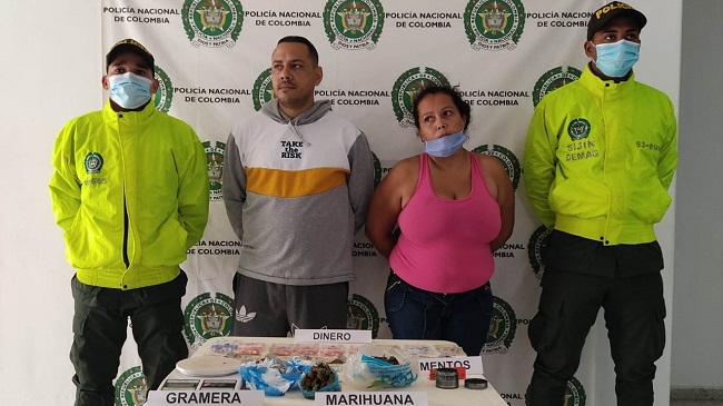 Freddy Rafael Arzuaga e Isaura Granados López, son procesados por porte, tráfico y distribución de estupefacientes.