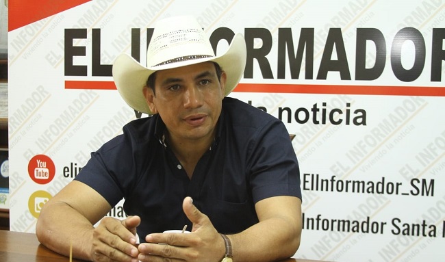 Josué Alirio Barrera, exgobernador de Casanare y precandidato presidencial por el partido Centro Democrático.