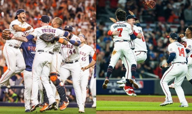 Astros y Bravos inician la definición de las Grandes Ligas en el Minute Maid Park de Houston.