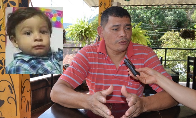 Alid Sánchez, Papá del niño desaparecido en el corregimiento de Minca.