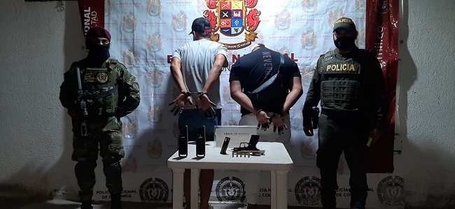 Leonardo Alberto Panetta Revelo, alias ‘Jeringa’ y José David de la Cruz López, fueron capturados.