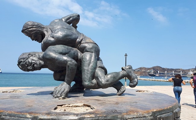Las esculturas indígenas Tayrona fueron desmontadas en el mes de septiembre de 2020