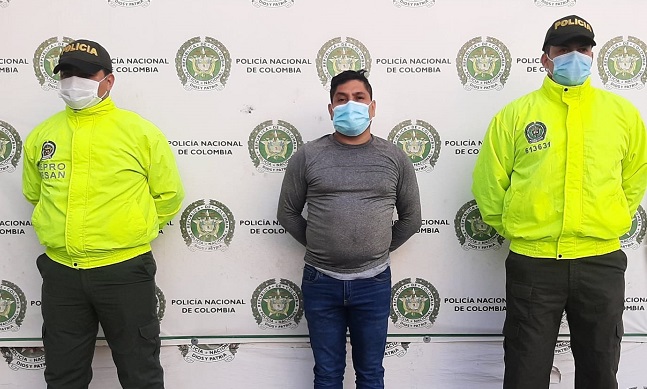 Héctor Carmelo Lobo Galindo, capturado por la Seccional de Infancia y Adolescencia de la Metropolitana.