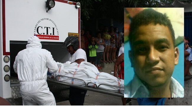 La inspección al cadáver de Jorge Luis Cantillo Meza, fue realizada por el Cuerpo Técnico de Investigación de la Fiscalía