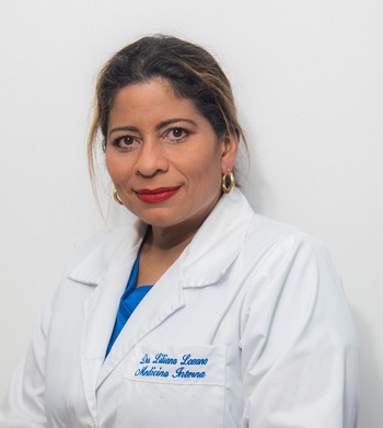 Liliana Lozano, médico especialista en medicina interna de la Clínica de la Mujer.