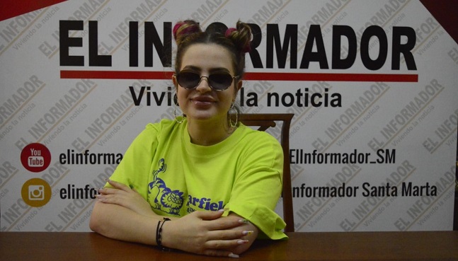 Angel Bleu, ‘La princesa de Colombia’ en visita a EL INFORMADOR.
