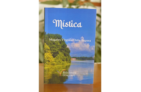 Portada del libro “Mística” de la escritora samaria Magalys Ortiz Esquea.