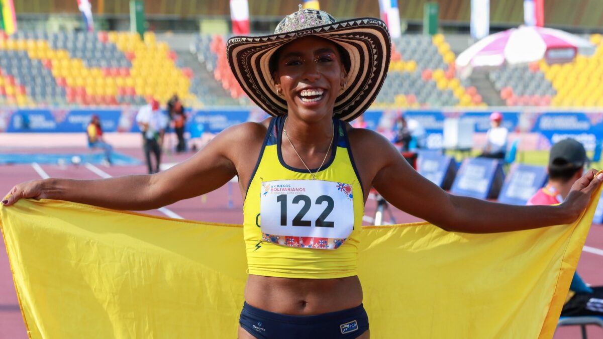 Natalia Linares figura del atletismo. Foto Comité Olímpico Colombiano