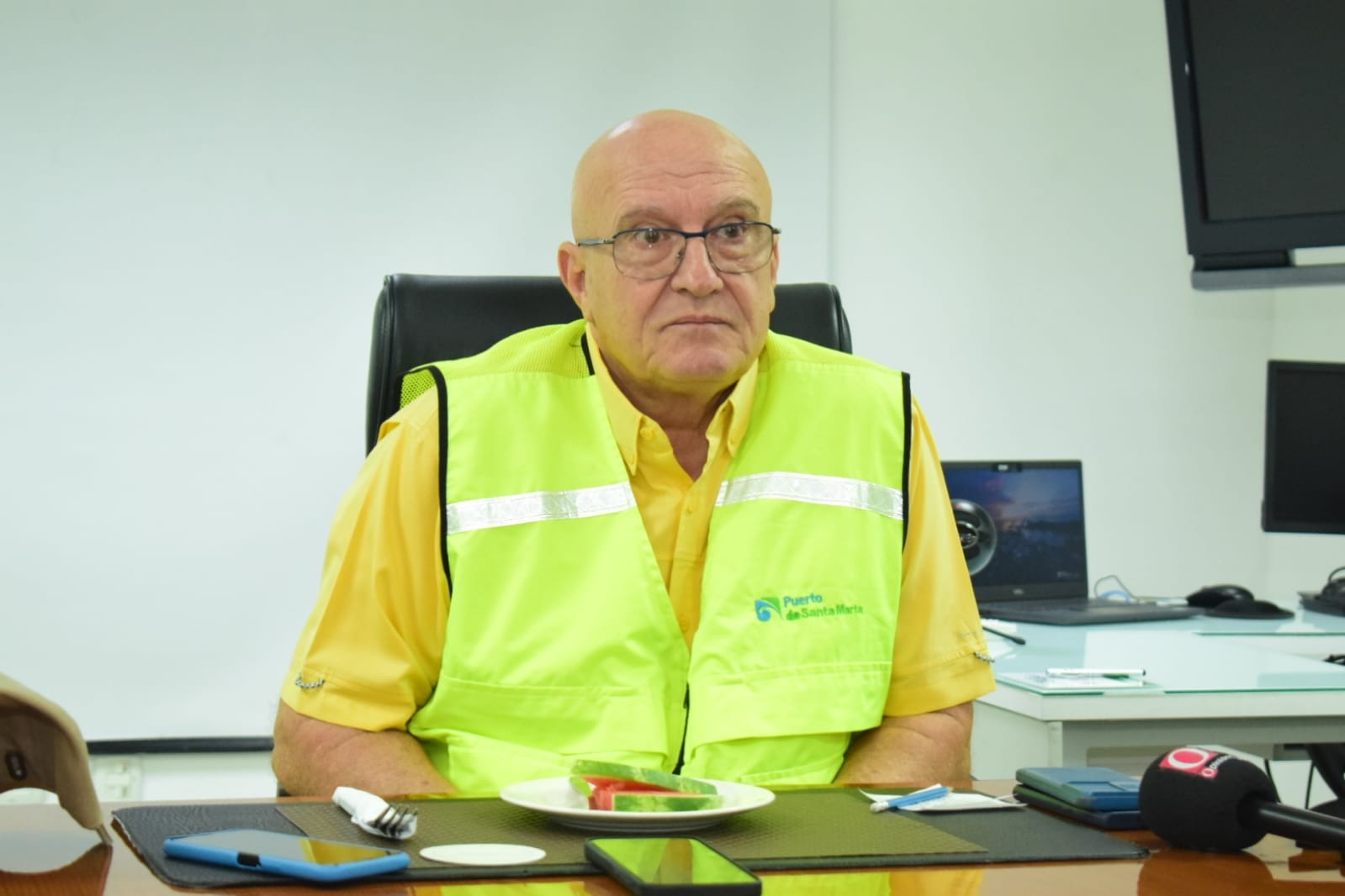 Ingeniero Domingo Chinea, presidente de la Sociedad Portuaria de Santa Marta