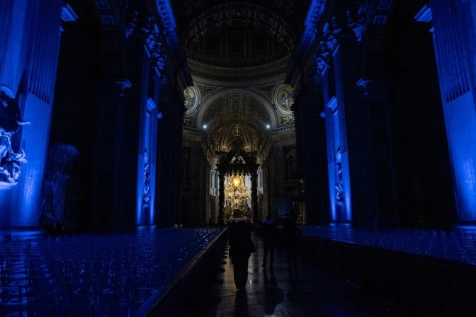 La "Noche Blanca" en el Vaticano | Crédito: Daniel Ibáñez/ EWTN News