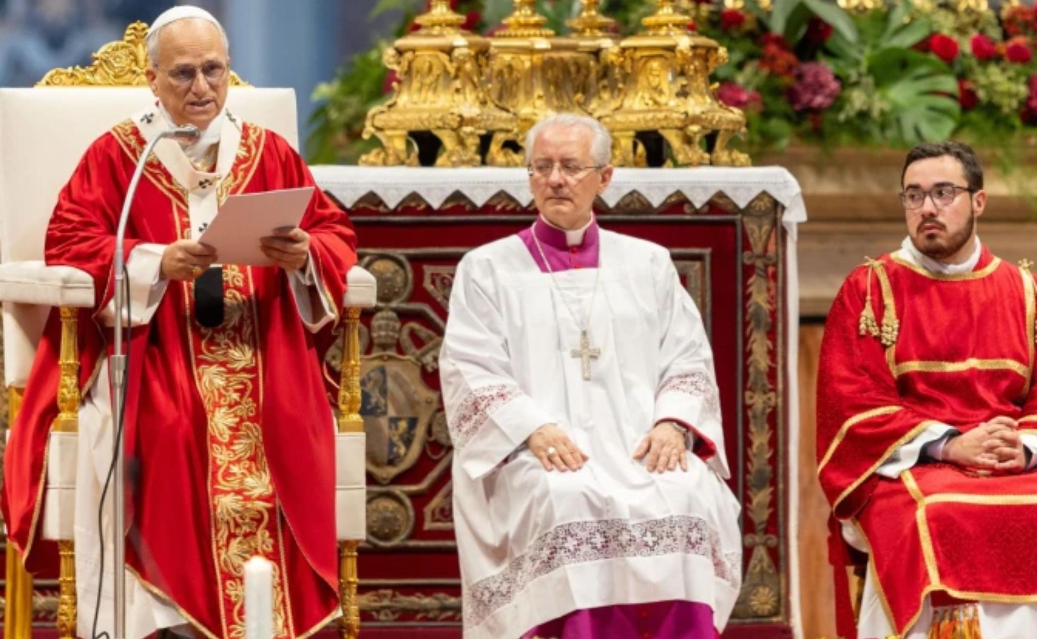 El Papa, en un momento de la homilía | Crédito: Daniel Ibañez/ EWTN News