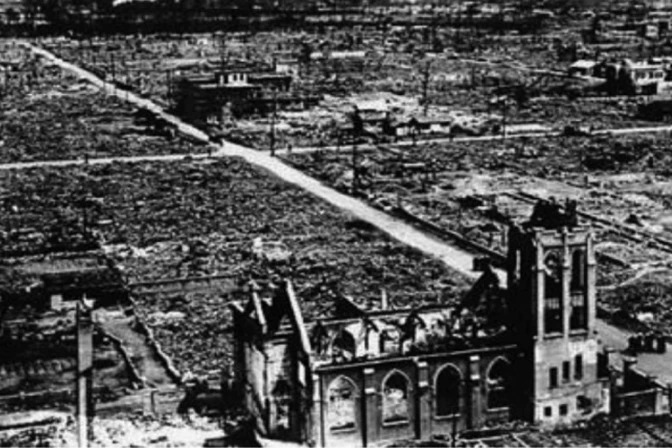 Hiroshima después de la bomba. Créditos: Dominio público