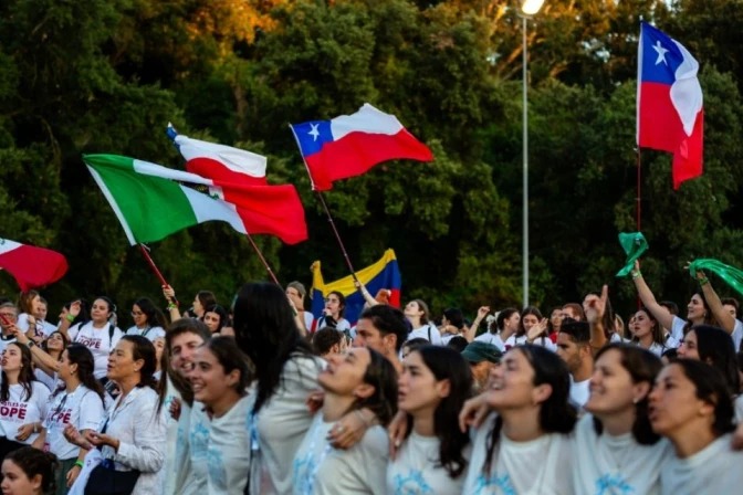Jóvenes de distintos países se dieron cita en el Colegio Internacional de los Legionarios de Cristo en Roma. | Crédito: Regnum Christi.