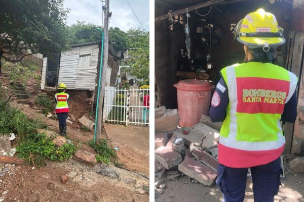 Foto: Cuerpo de Bomberos Voluntarios de Santa Marta