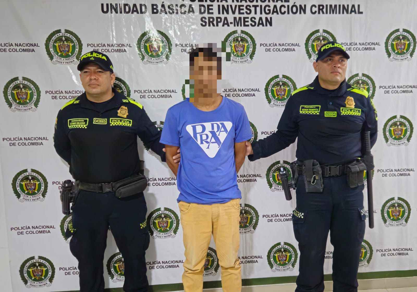 Foto: Policía Metropolitana de Santa Marta