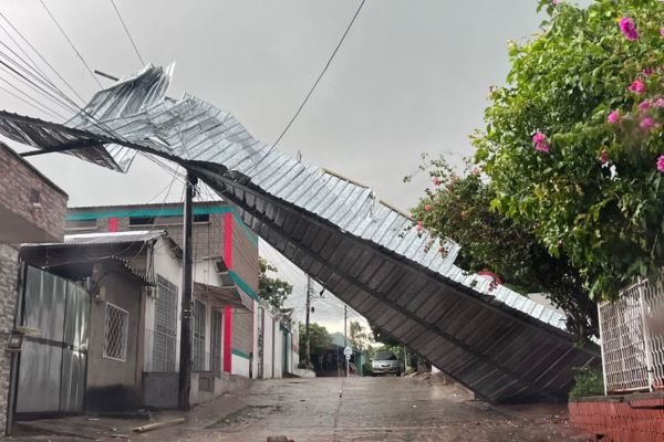 Iglesia Interamericana en el barrio 8 de Diciembre en el municipio del Difícil, Magdalena. 