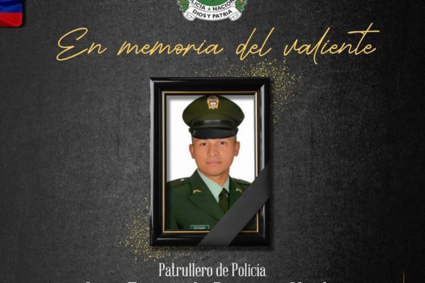 Foto cuenta de X de la Policía de Colombia.  