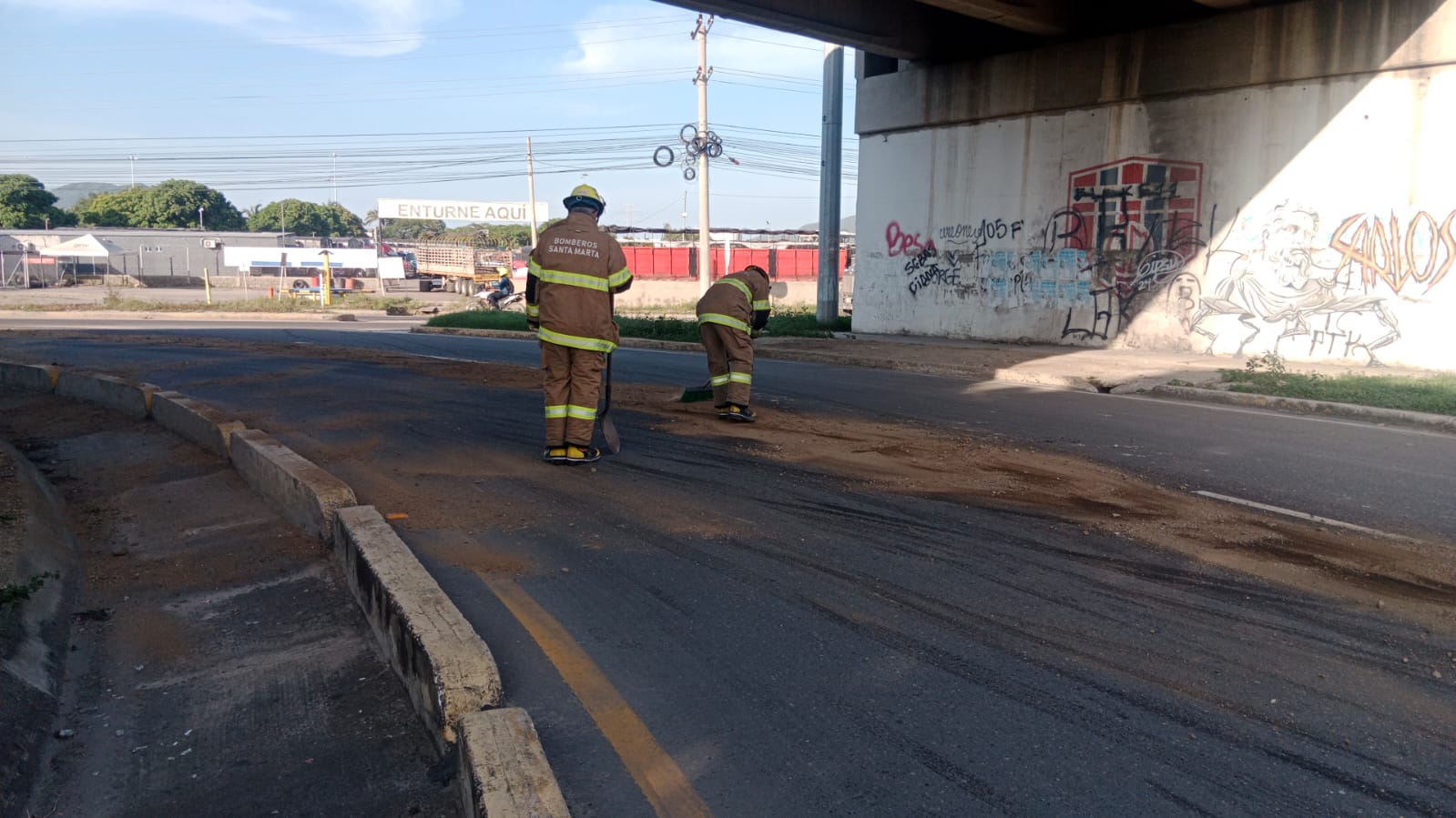Foto: Cuerpo de Bomberos Voluntarios de Santa Marta