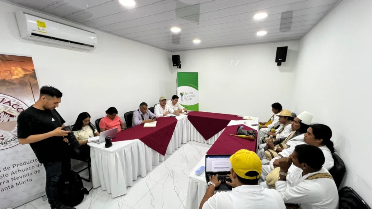Instalación de la Mesa Regional de la Sierra Nevada en Santa Marta. Foto: cabildoarhuaco