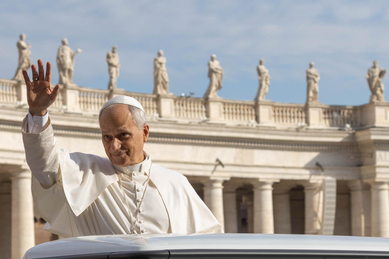 El Papa durante la Audiencia General del pasado miércoles | Crédito: Daniel Ibañez/EWTN News