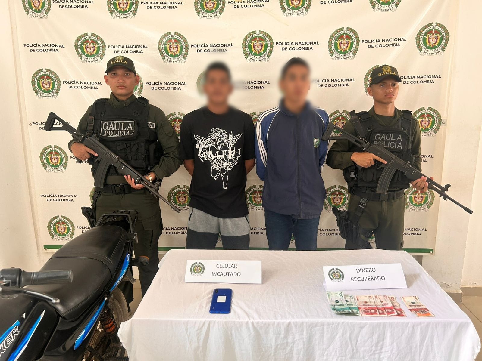 Foto cortesía Policía Nacional de Colombia. 